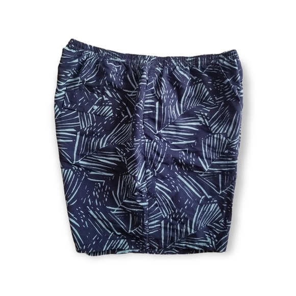 PATAGONIA Blue Teal Palm Nylon Baggies Shorts - Men's 6.5" Inseam XLarge - Picture 5 of 11
